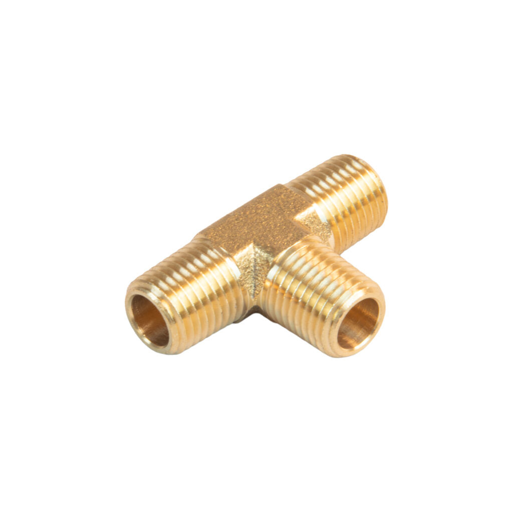 1/4" NPT Brass Tee