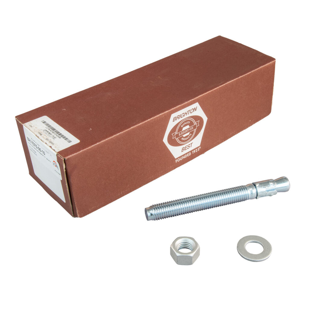 Ultrawedge 3/4"-10 x 7" Zinc Plated Steel Wedge Anchor Box of 10
