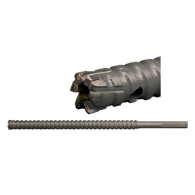 Concrete-Termite 5/8" X 12" Rotary Drill Rebar Cutter - 3 Jaw Chuck