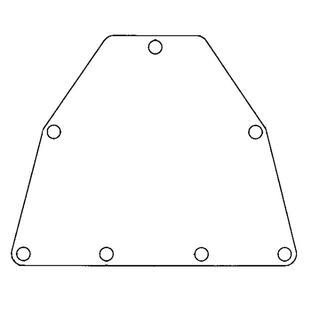 Shim 3/8" Inch thick SPO12 - Rotary - FA5129xx