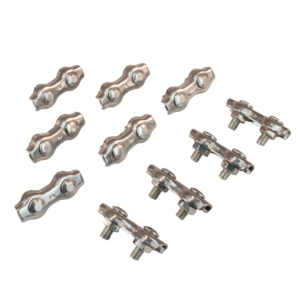 Duplex Wire Rope Clamp - Small - 10pk - Rotary - N63-1