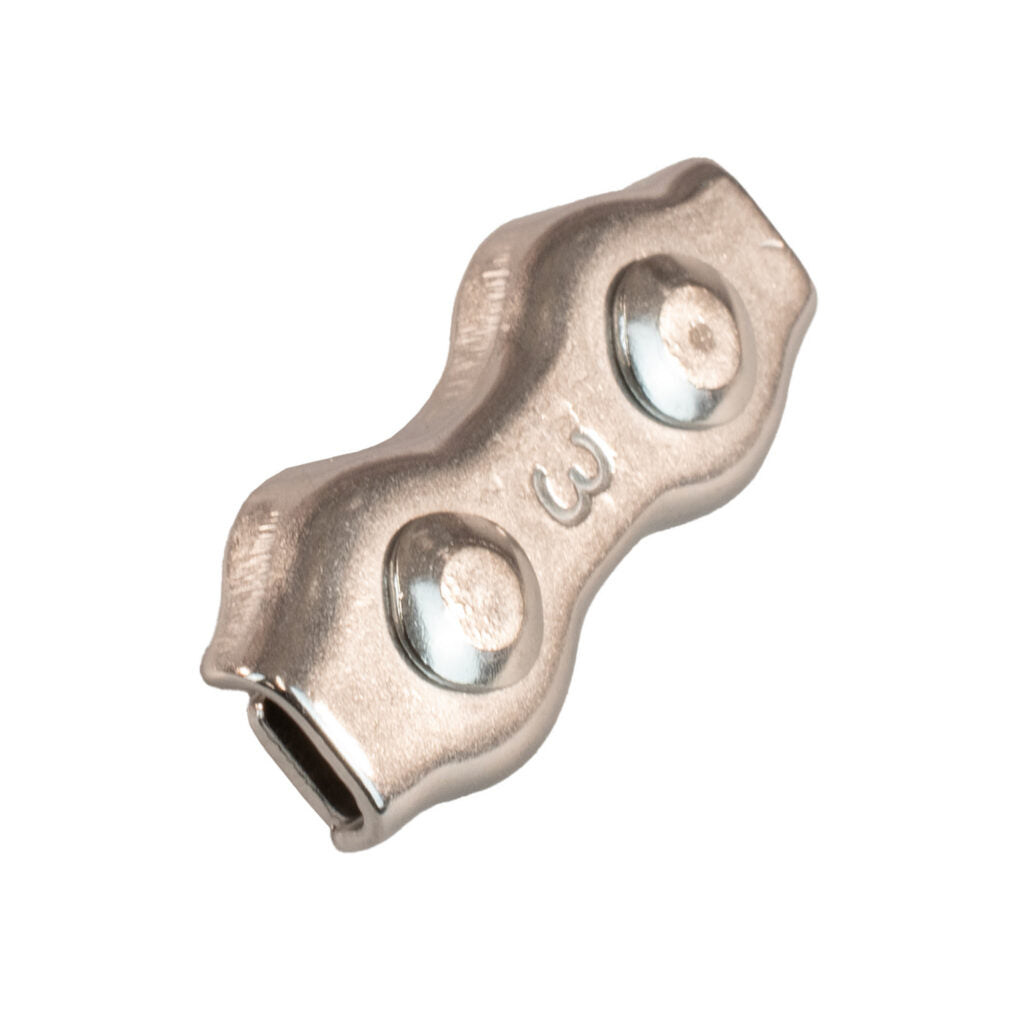 Duplex Wire Rope Clamp - Large - Rotary - N63-1