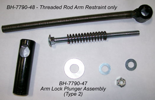 Wheeltronic 1-1546 Treaded Arm Restraint Rod