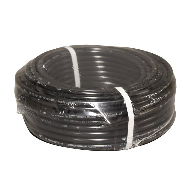 Bulk Standard Black PE Tubing 3/8" OD x 100' Roll