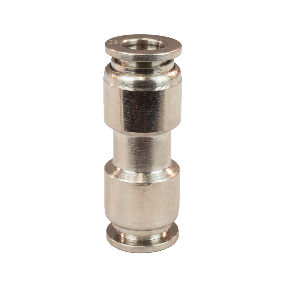 Pushon fitting Standard Brass Straight Union 1/4" Tube