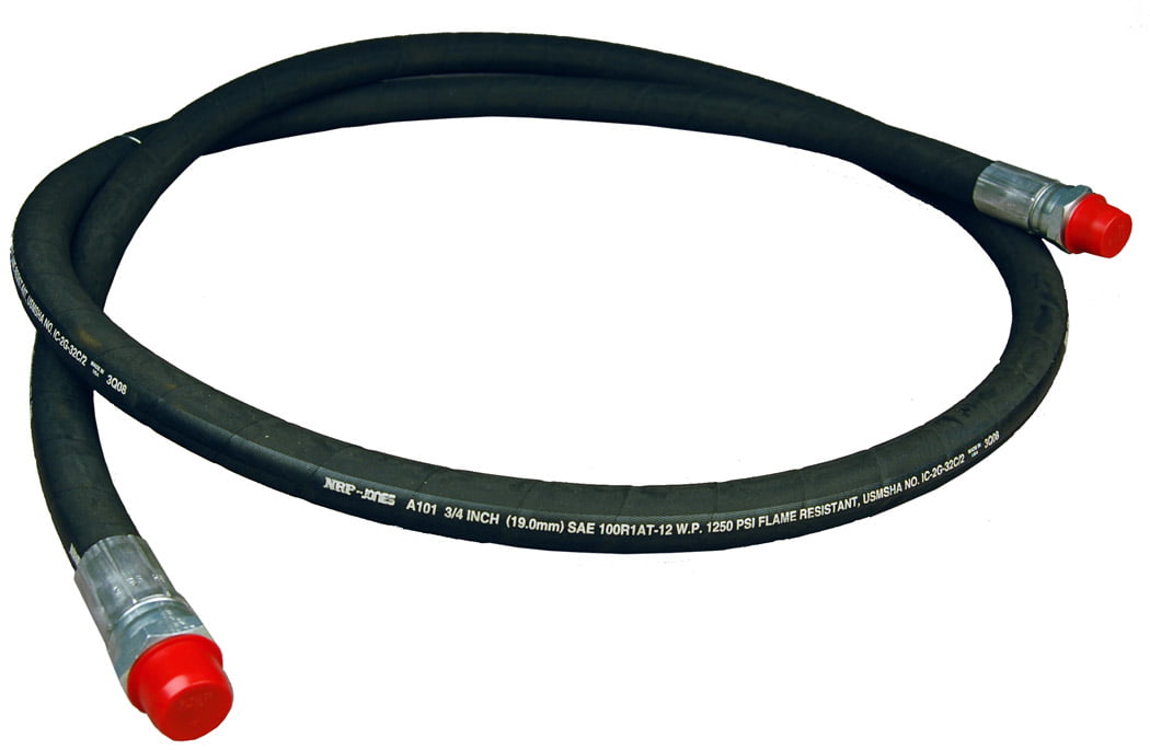 All Hoists 3/4" NPT Fore & Aft 3/4" ID Hydraulic Hose 108"