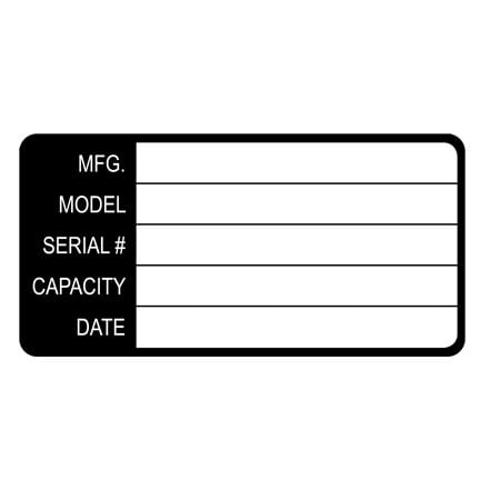 All Hoists ID Stickers (sheet of 4)