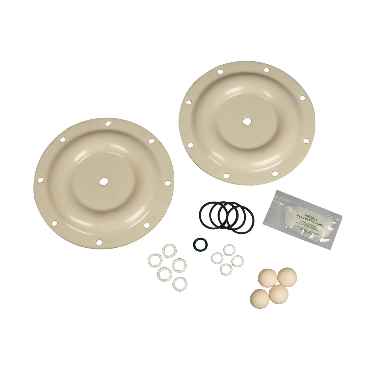 ARO 1:1 Ratio 637119-C9-C Diaphragm Pump Repair Kit 1-1/2" - Hytrel