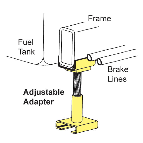 A.L.M 6"-9" Slip-On Adj Height Ext AHDRNRW