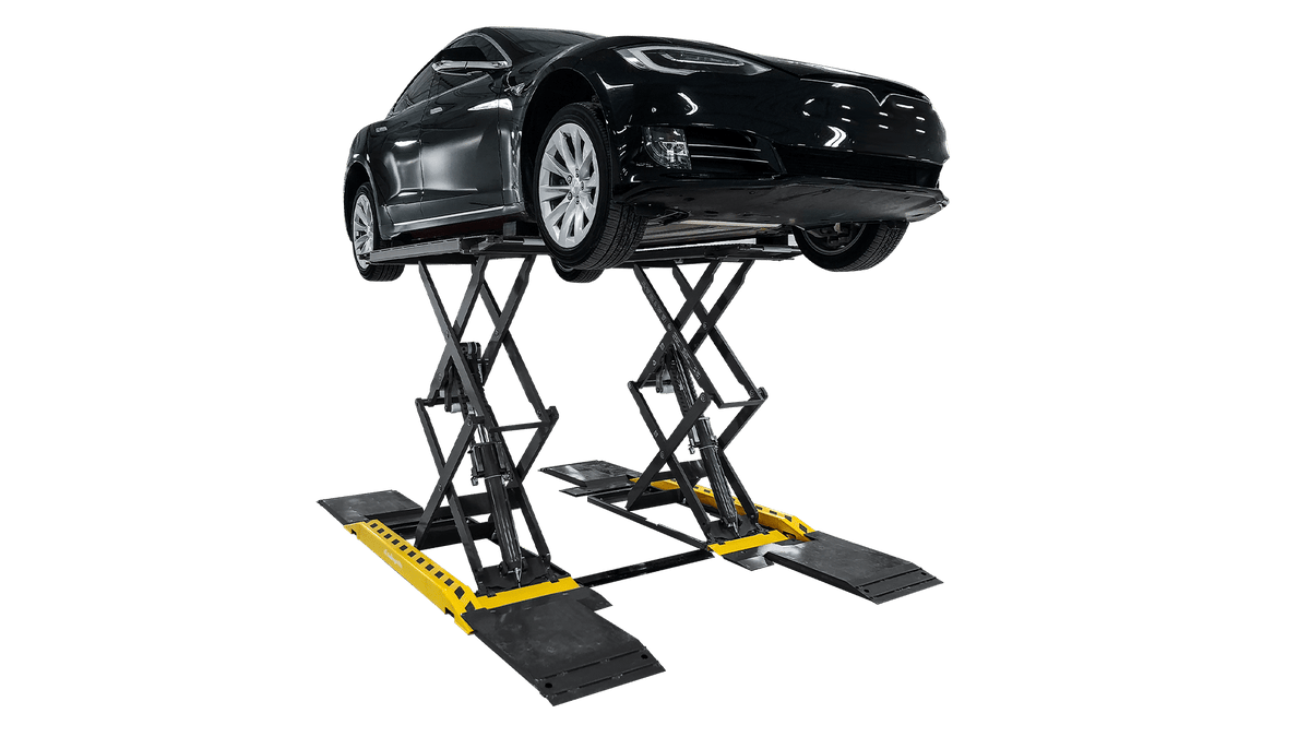 Challenger DX77 7,700 lb High-Rise Double Scissor Lift