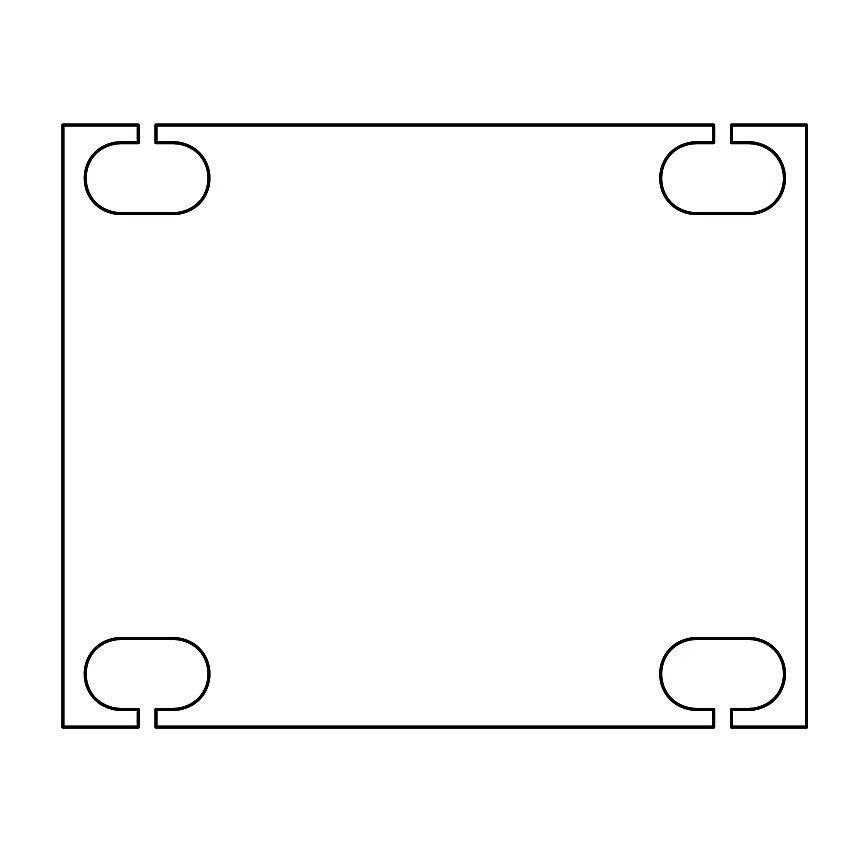 Rear Shim Kit SM/AR4 32 shims 8 anchors - Rotary - FC5414BK FC5414