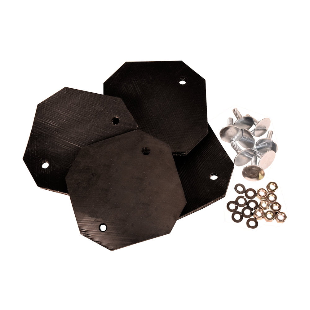 Rubber Arm Pad Hex Shape (Set of 4) - Western - S-2001xx