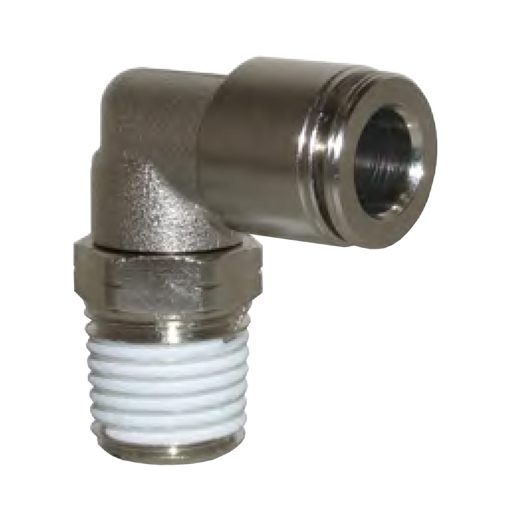 Pushon fitting Standard Brass Swvl Male Elbow 3/8" Tube x 1/8" NPT