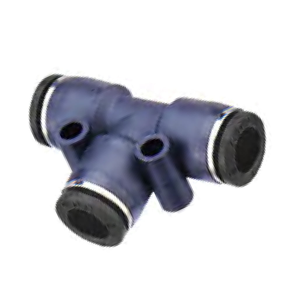 Pushon fitting Standard Resin Union Tee 1/4" Tube