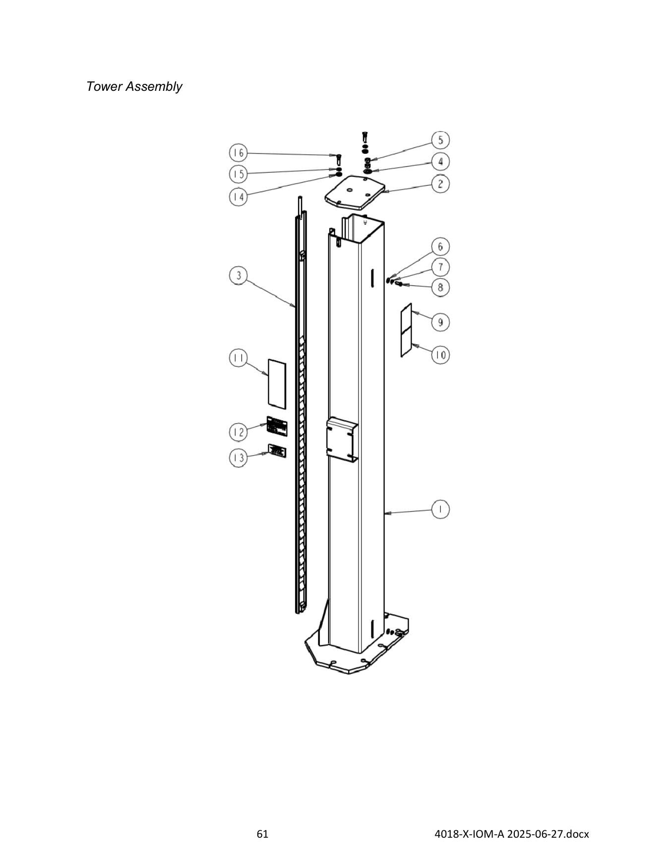 Challenger 4018X parts diagram