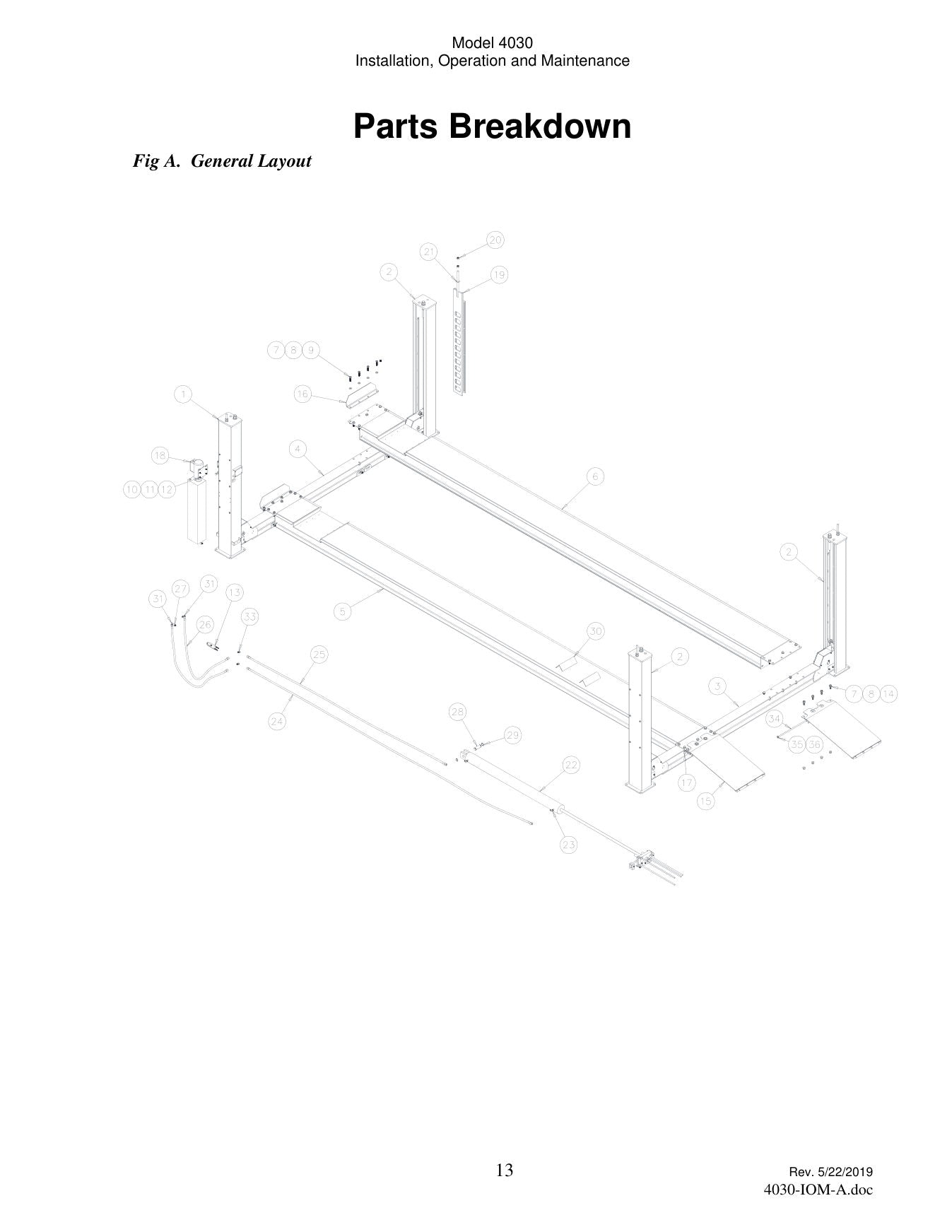 Challenger 4030 parts diagram — this part fits the 4030