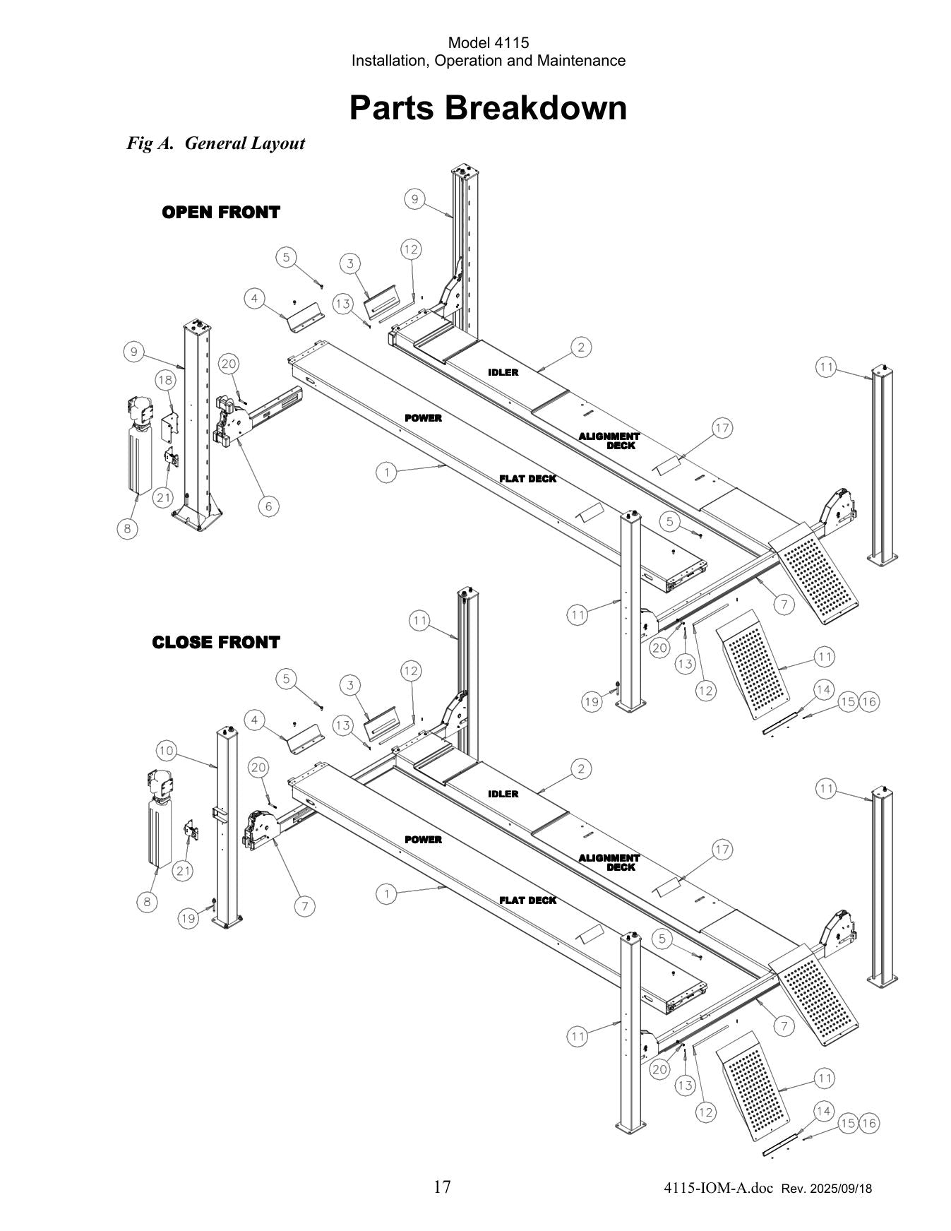 Challenger 4115 parts diagram