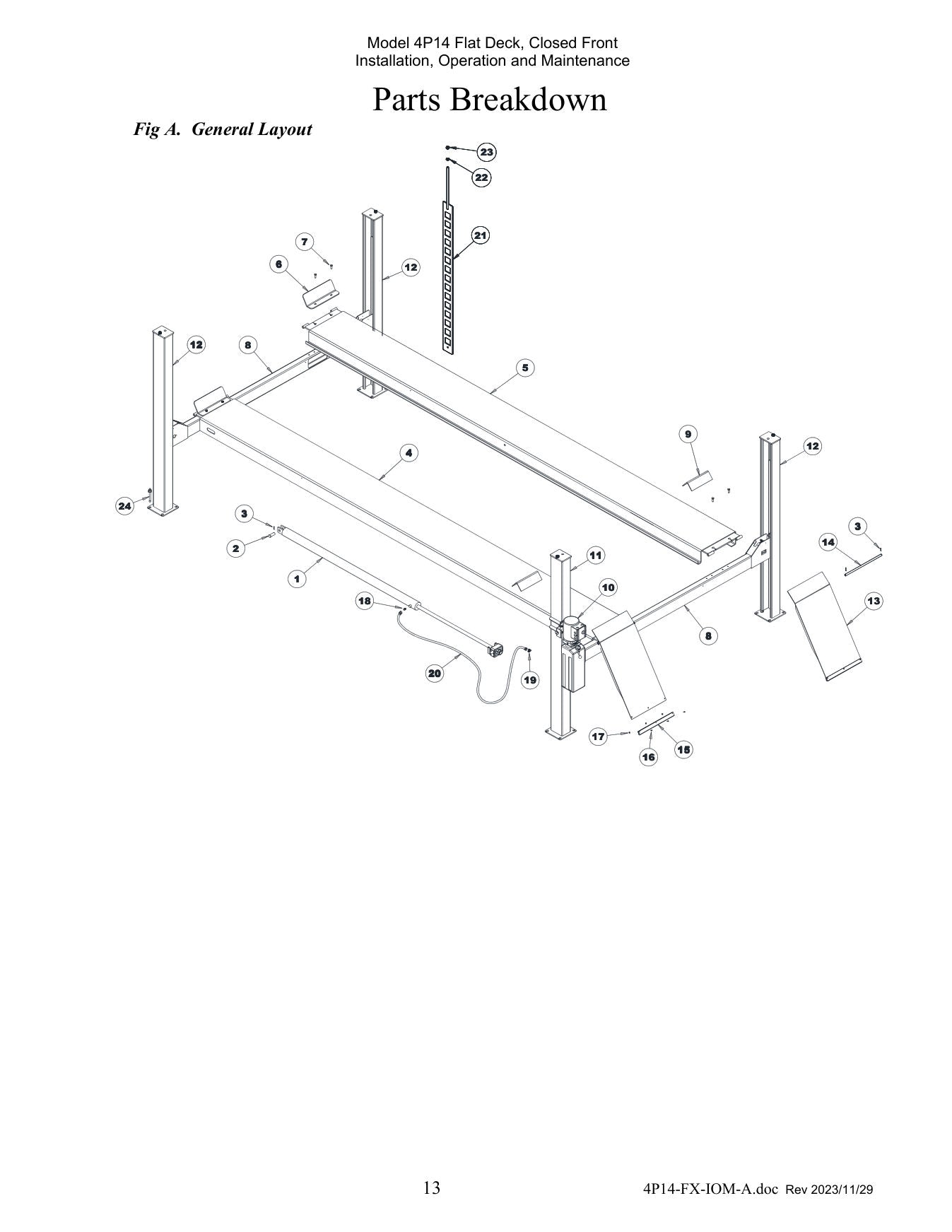 Challenger 4P14FX parts diagram