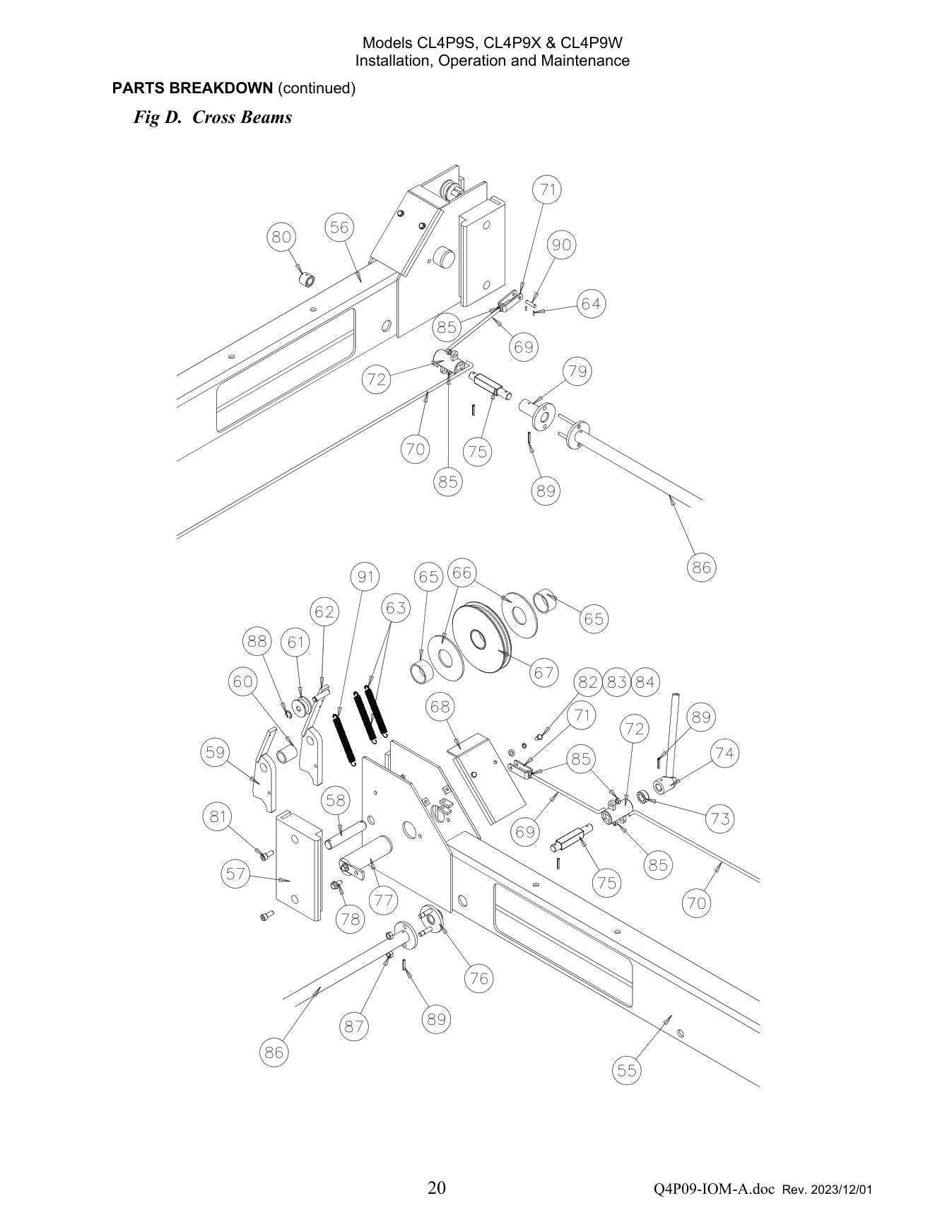 Challenger Q4P09 parts diagram