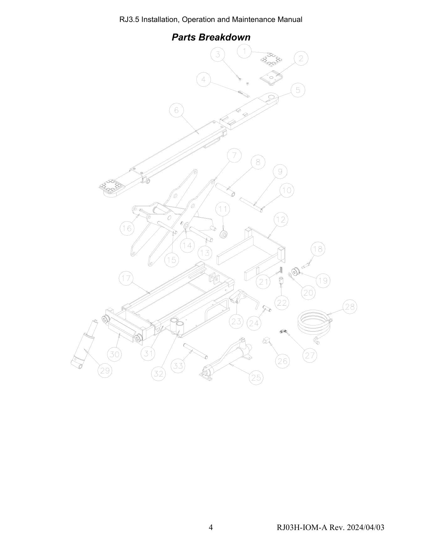 Challenger RJ3.5 parts diagram — this part fits the RJ3.5