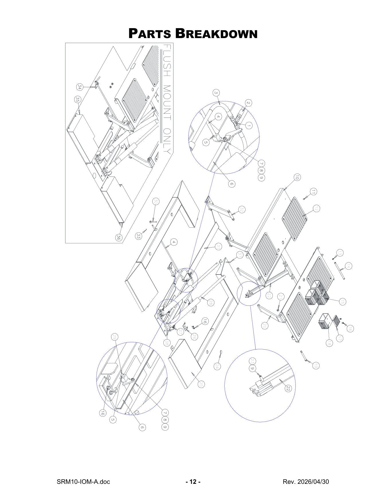Challenger SRM10 parts diagram — this part fits the SRM10