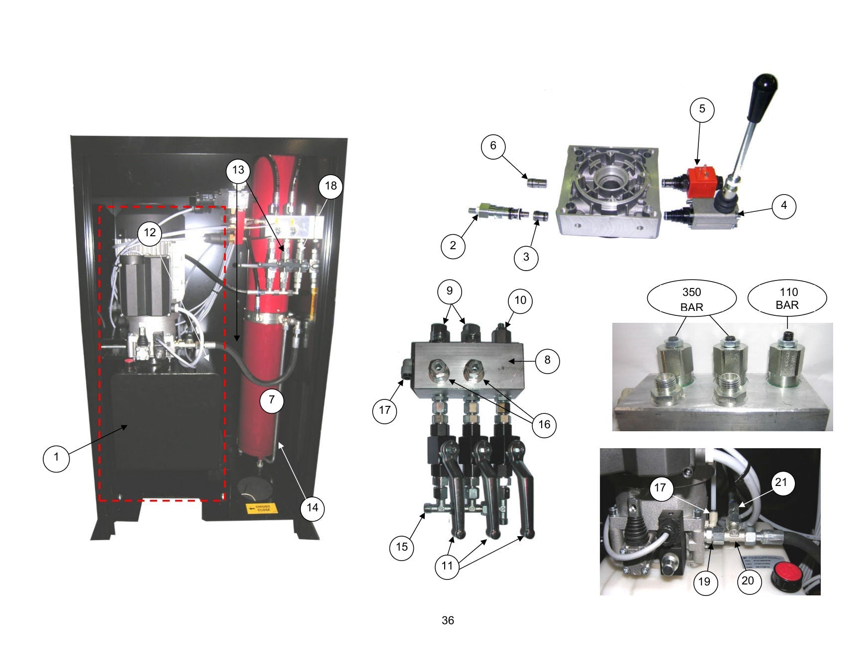 Challenger SX14 parts diagram — this part is item 6 (PARTS BREAKDOWN (cont.))
