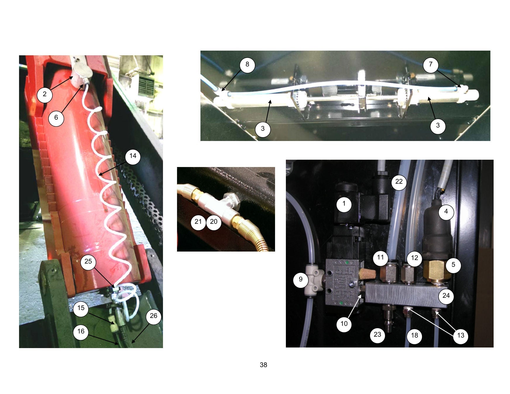 Challenger SX14 parts diagram — this part is item 1 (PARTS BREAKDOWN (cont.))
