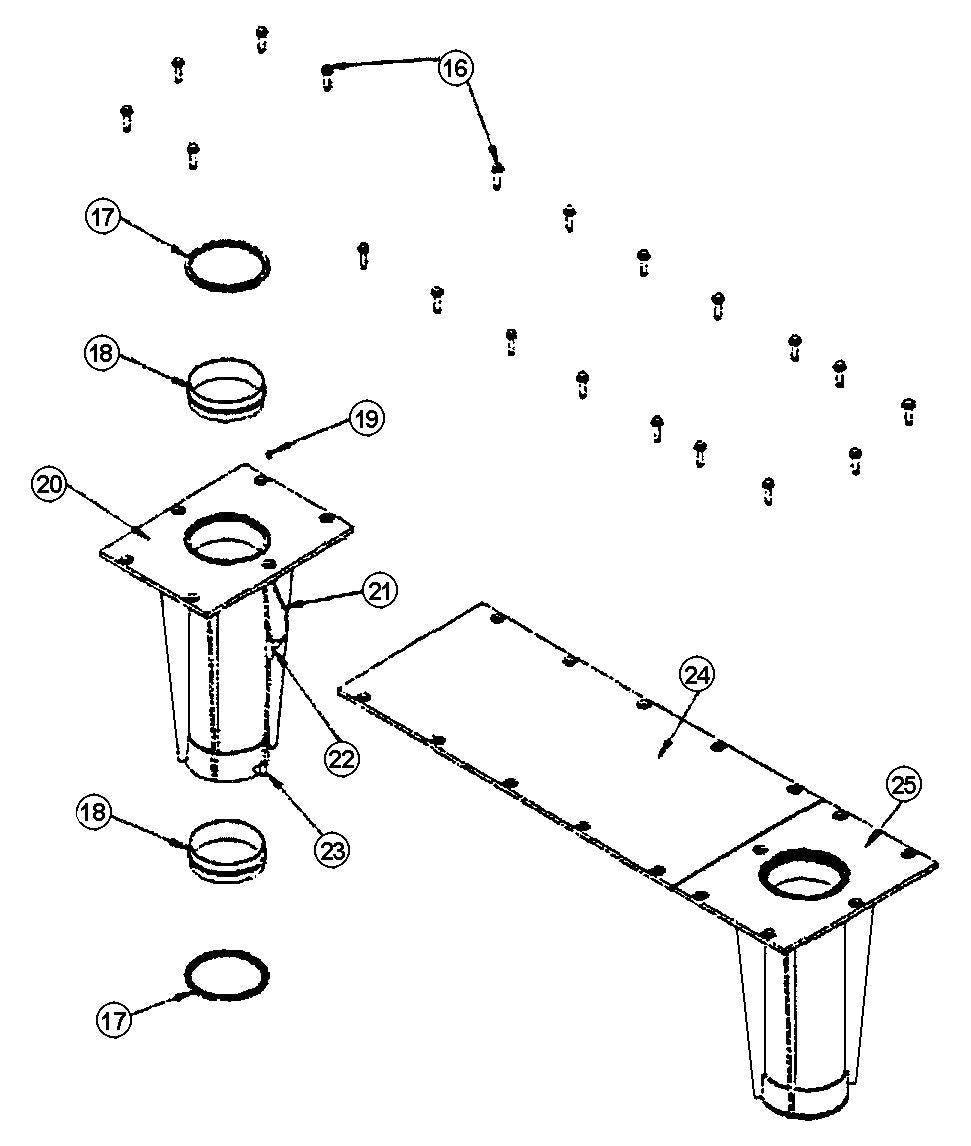 Challenger CS9200 parts diagram — this part is item 23 (Bearings)