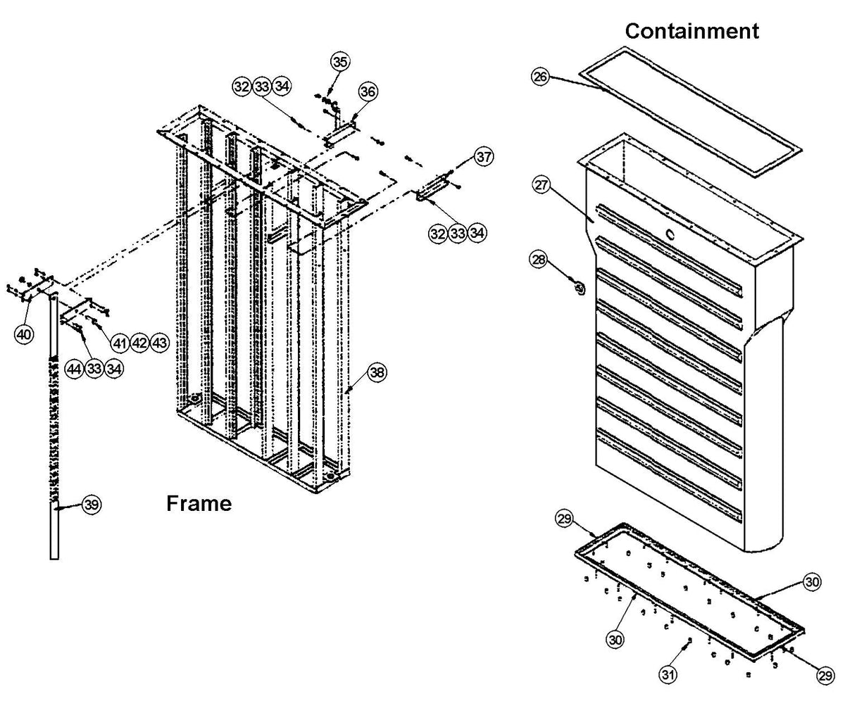 Challenger CS9200 parts diagram — this part is item 33 (Frame and Containment)