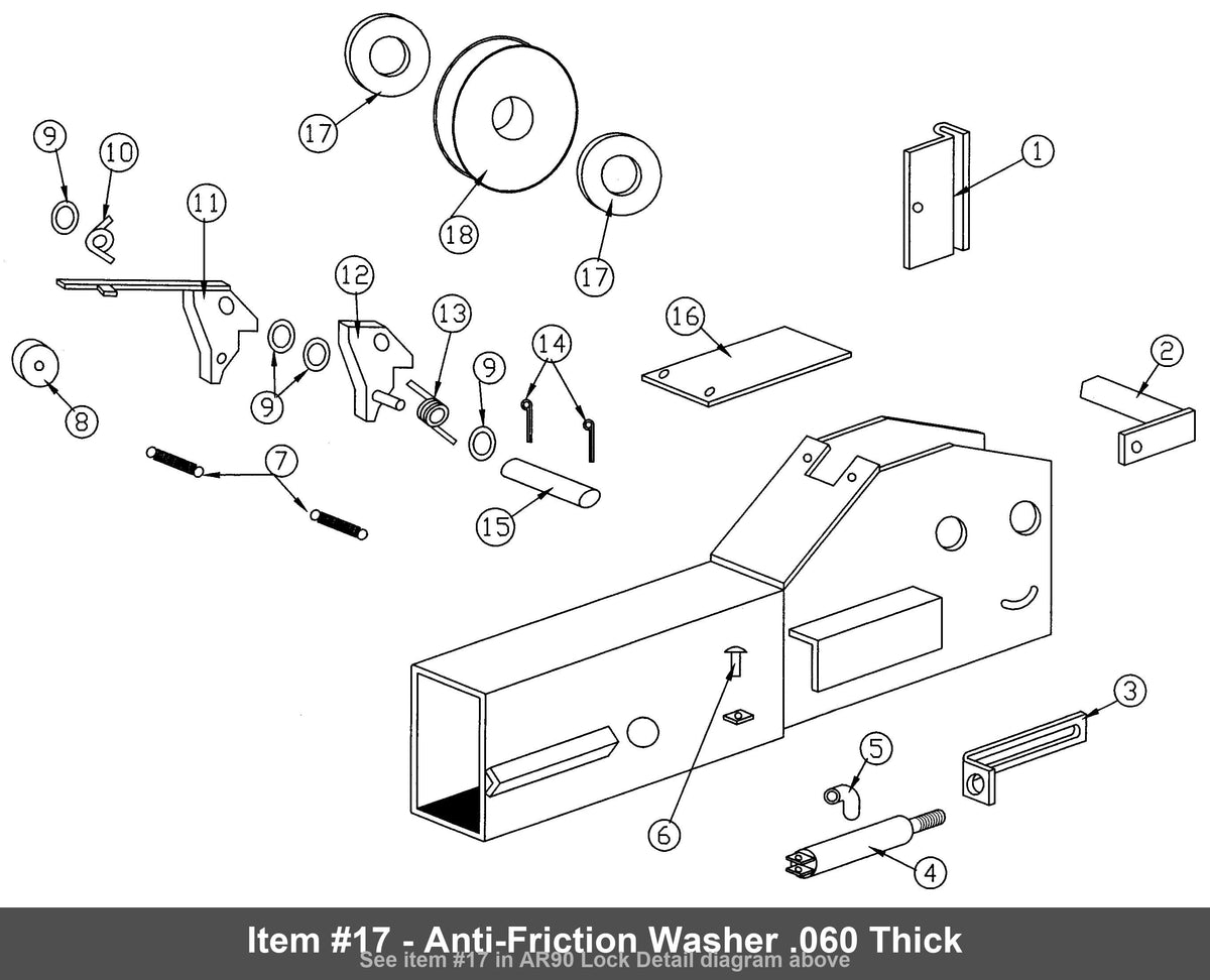 Item #17 - Anti-Friction Washer .060 Thick