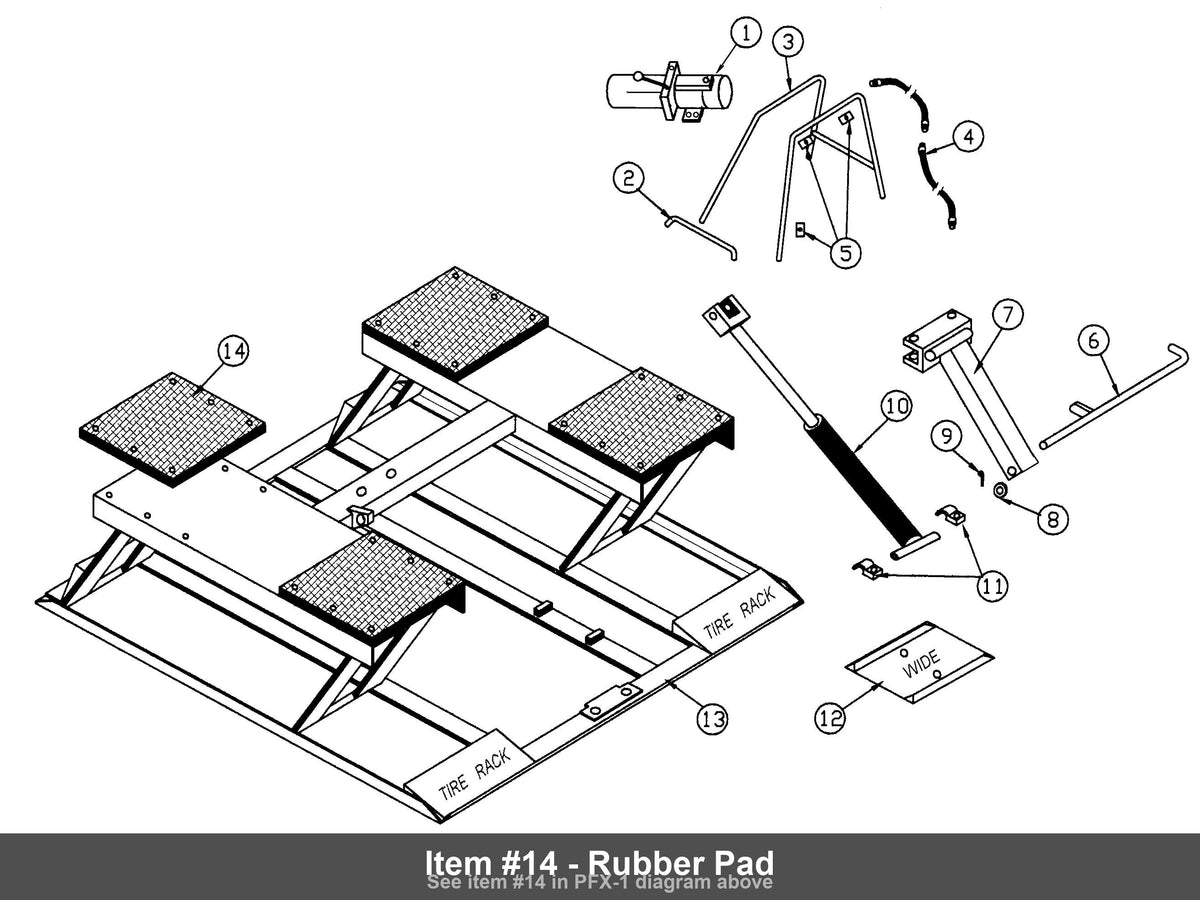 Item #14 - Rubber Pad
