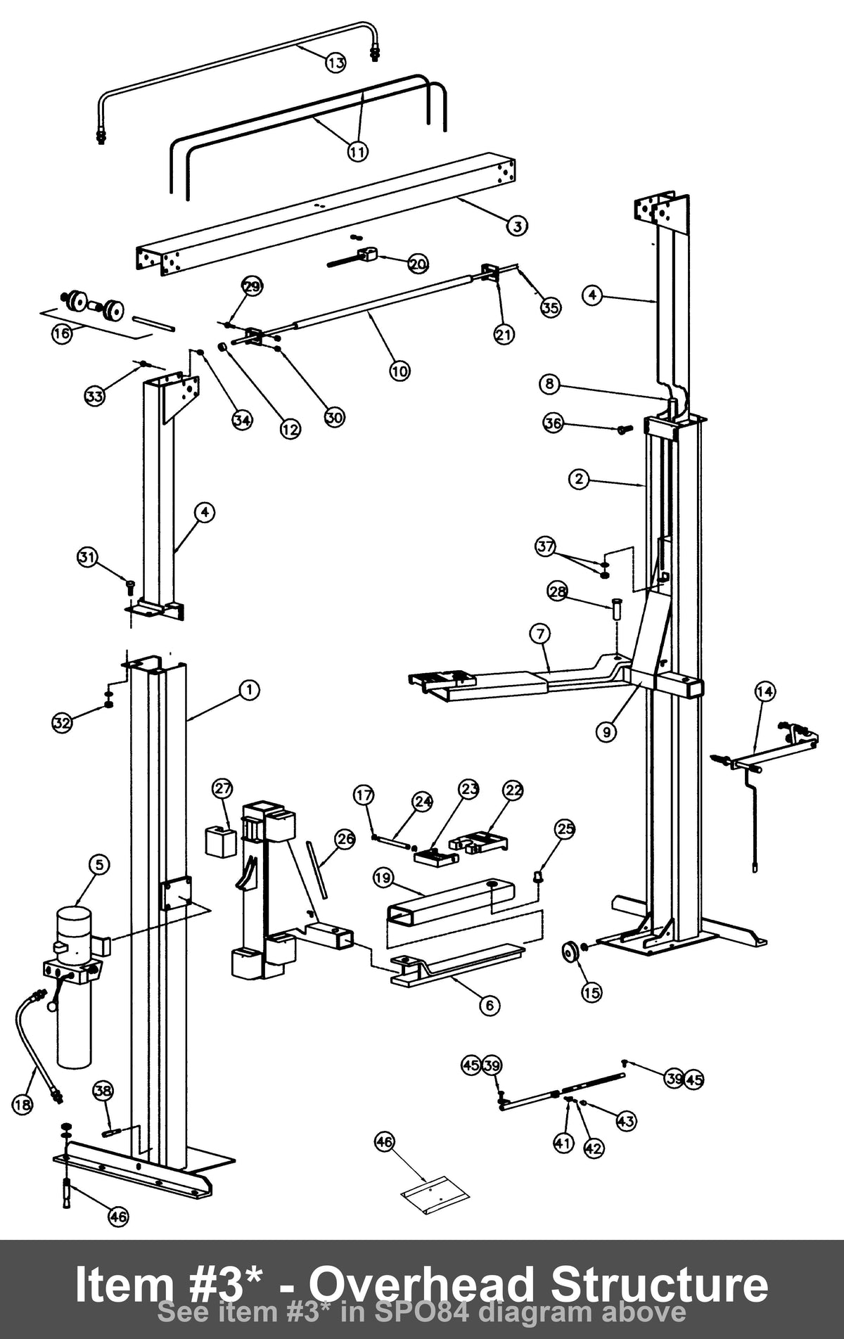 Item #3* - Overhead Structure