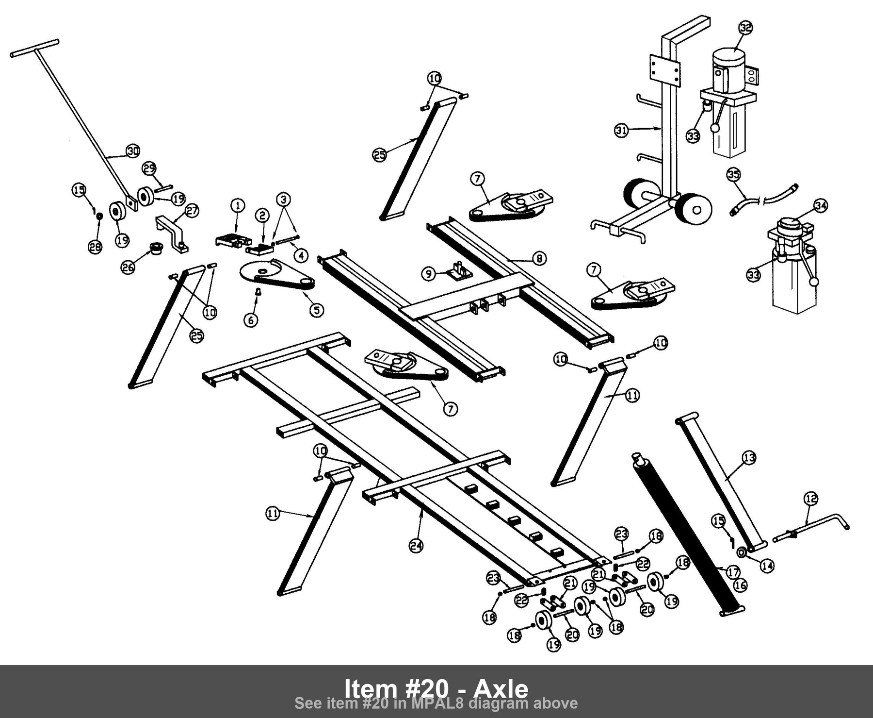 Item #20 - Axle