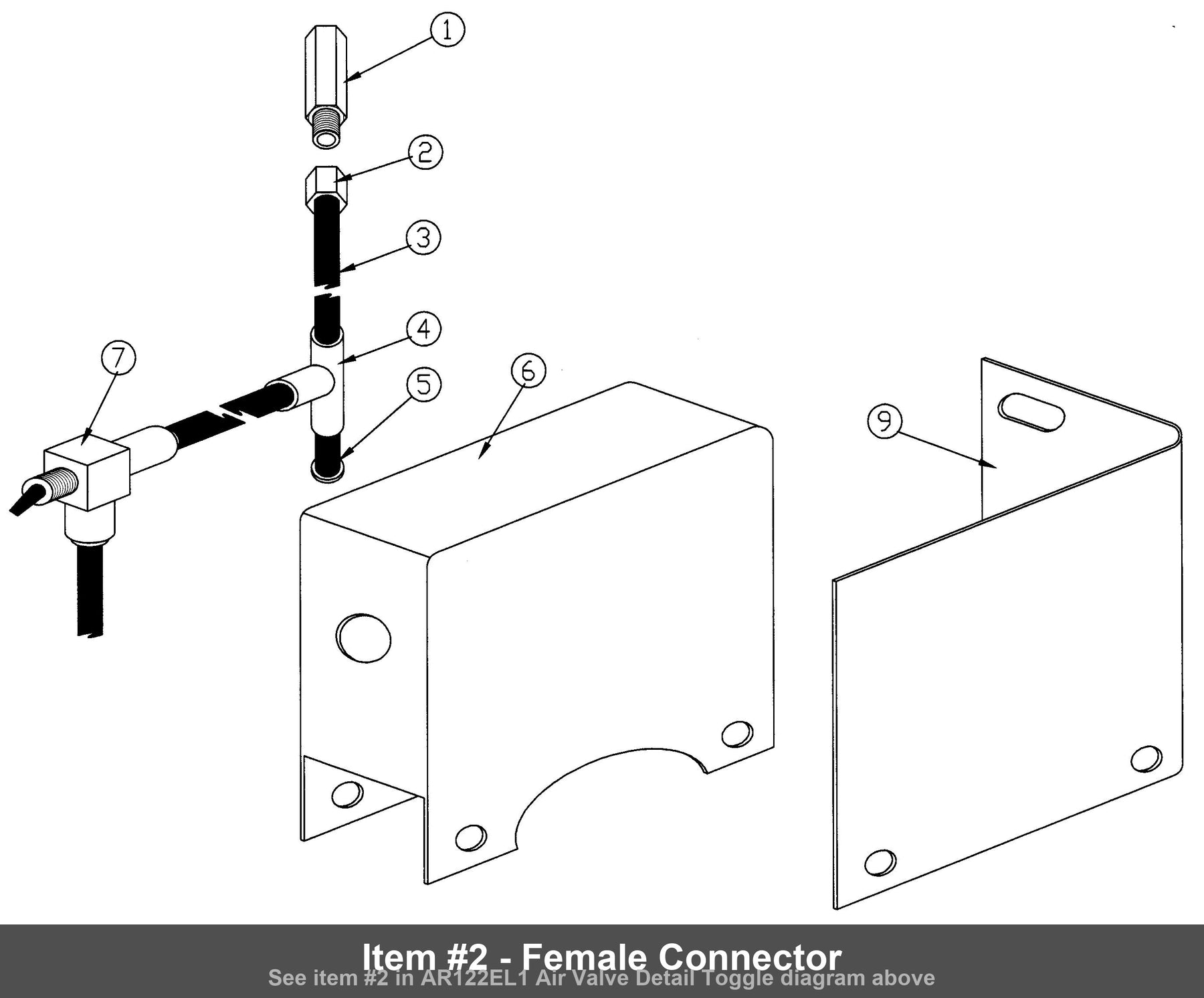 Item #2 - Female Connector