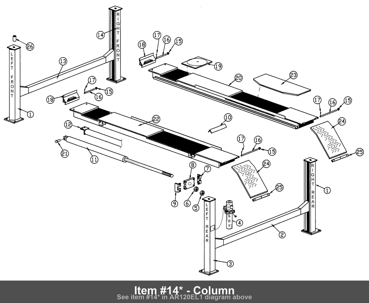 Item #14* - Column