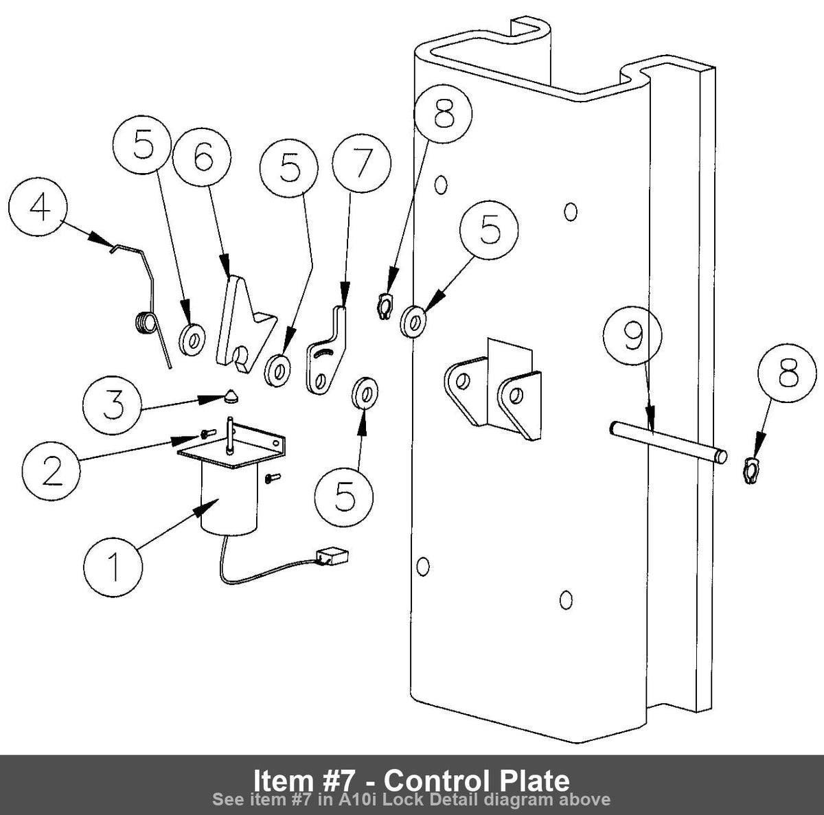 Item #7 - Control Plate