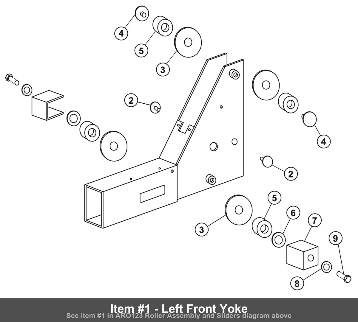 Item #1 - Left Front Yoke