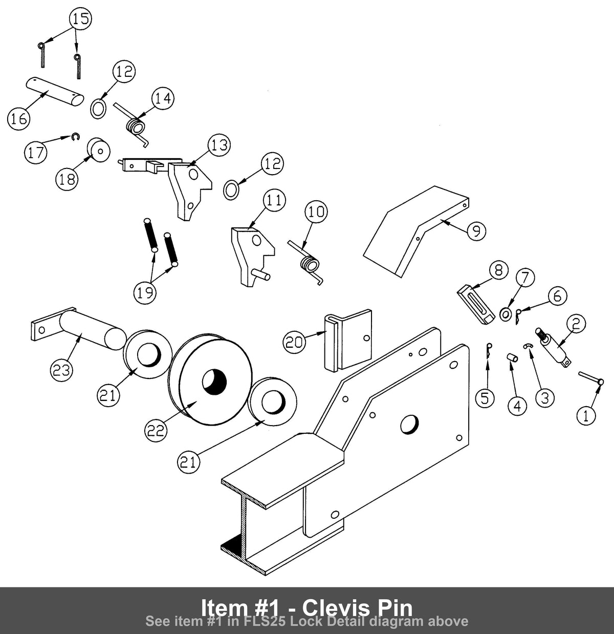 Item #1 - Clevis Pin