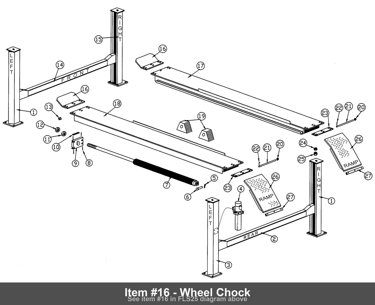Item #16 - Wheel Chock