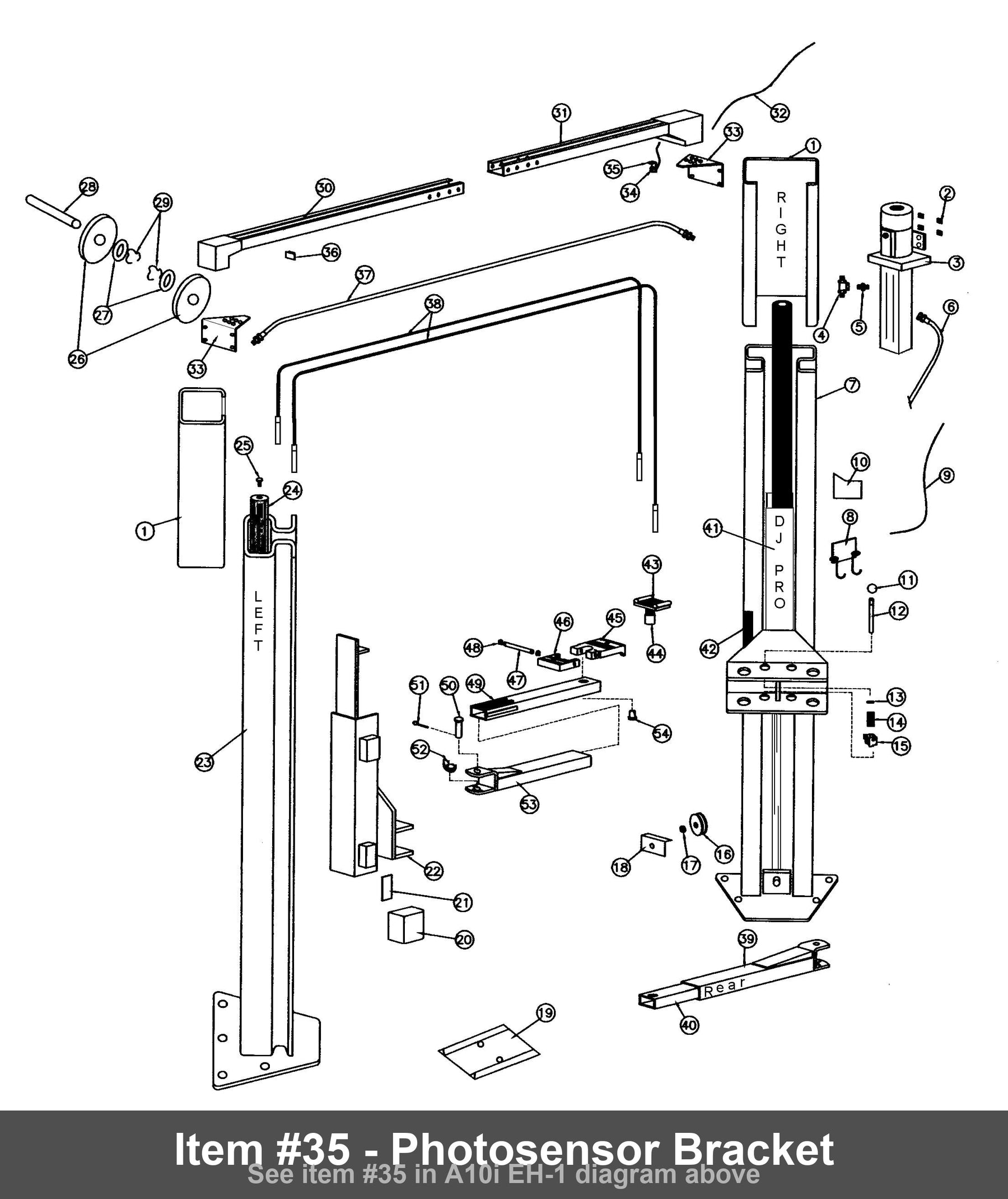 Item #35 - Photosensor Bracket