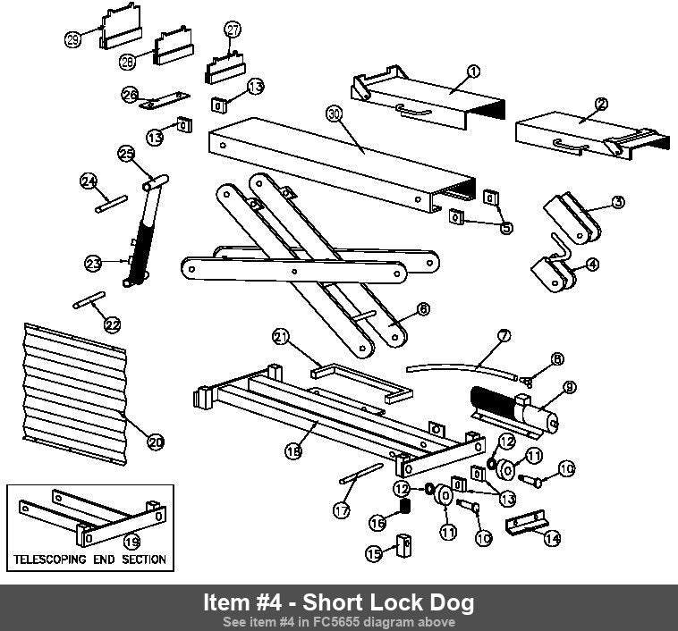 Item #4 - Short Lock Dog
