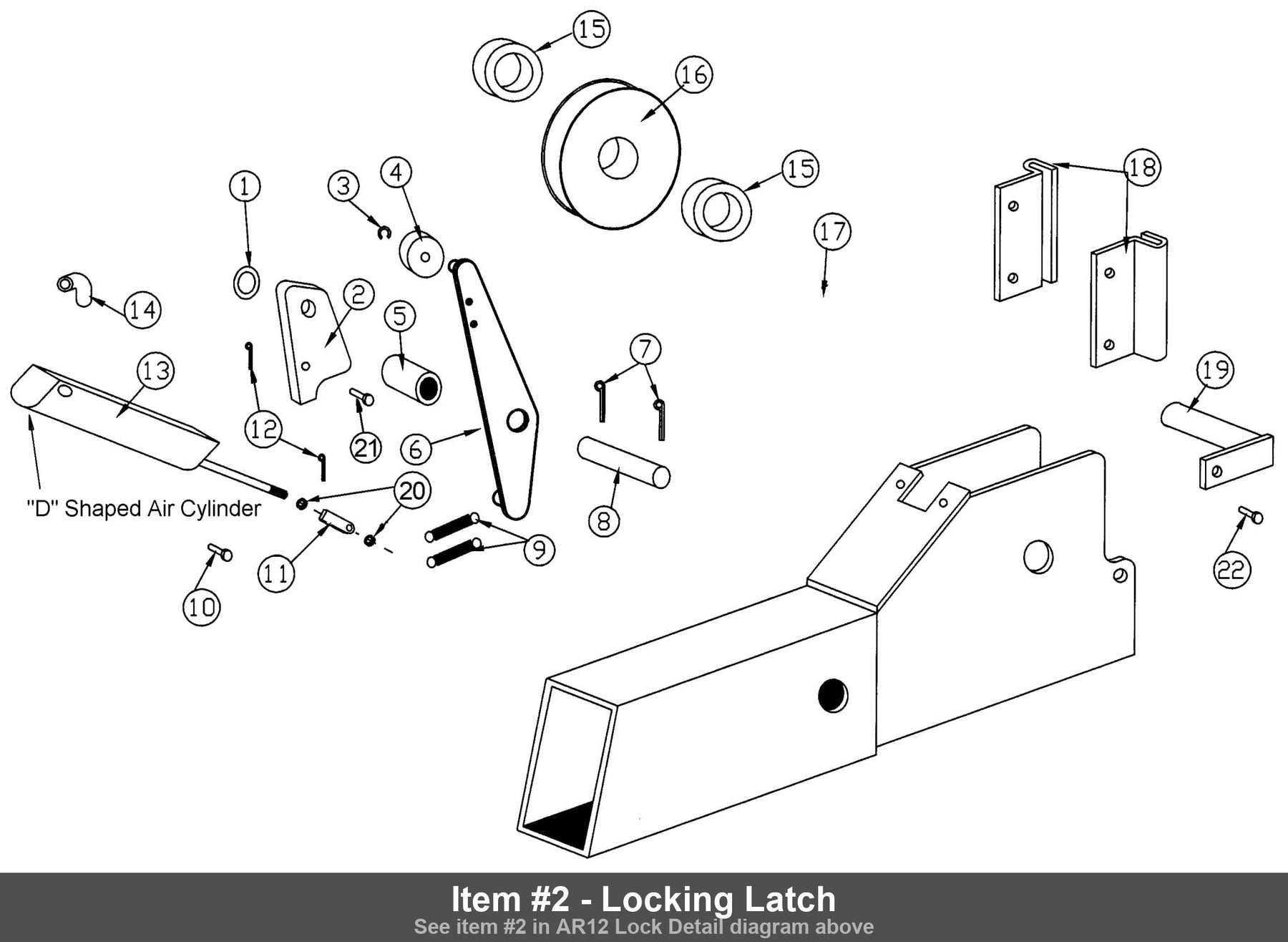 Item #2 - Locking Latch