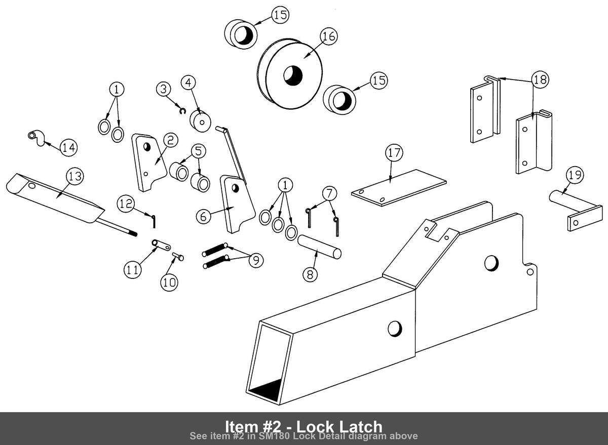 Item #2 - Lock Latch