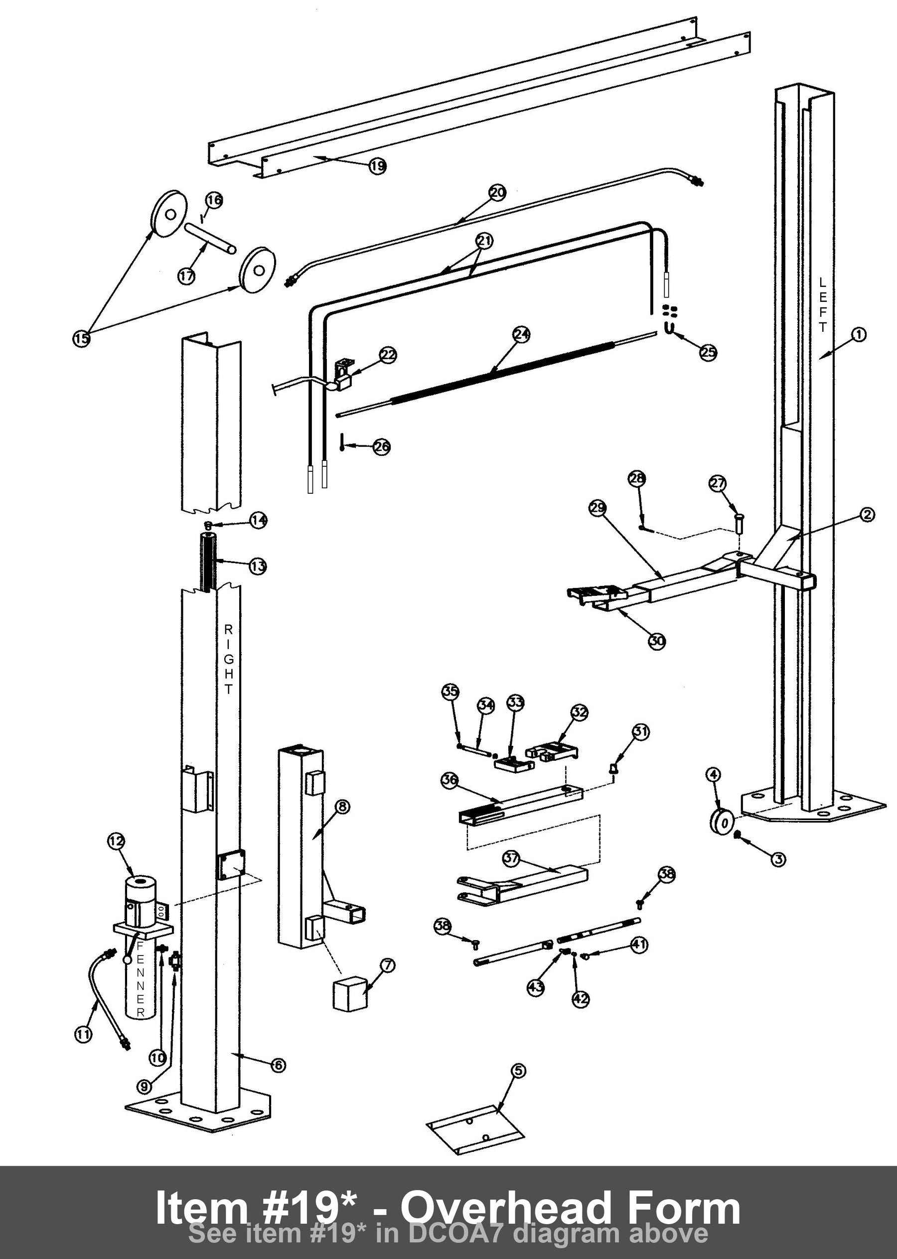Item #19* - Overhead Form