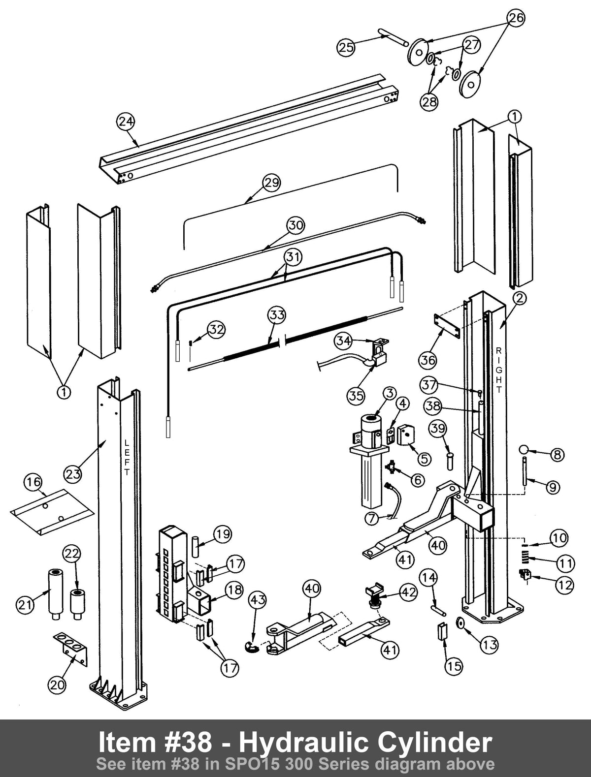 Hydraulic Cylinder - Rotary FJ7604