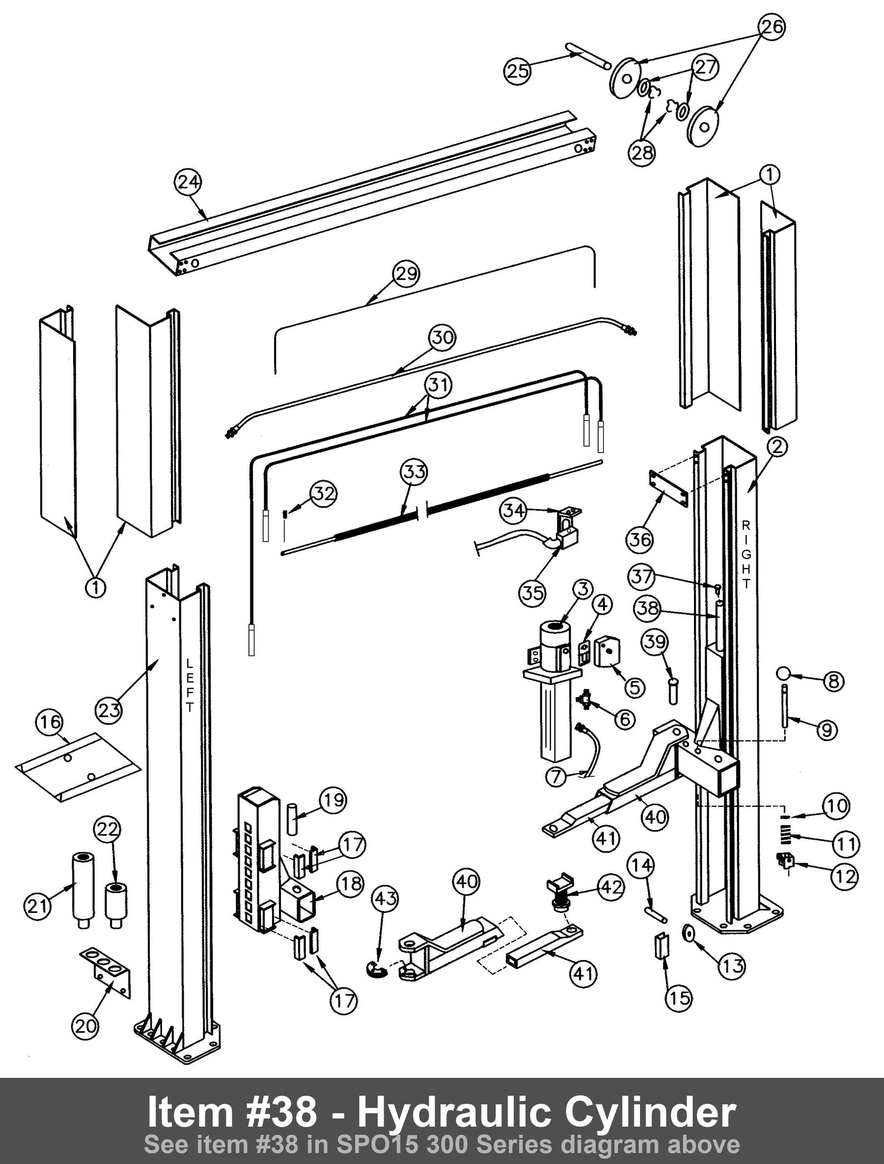 Item #38 - Hydraulic Cylinder