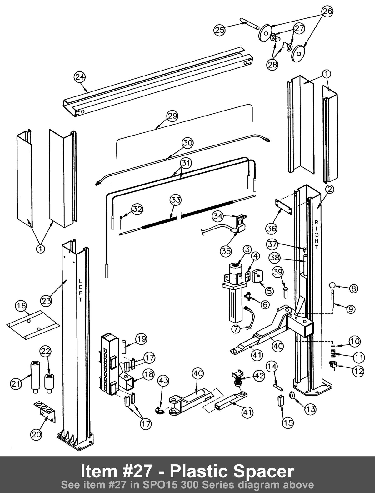 Item #27 - Plastic Spacer