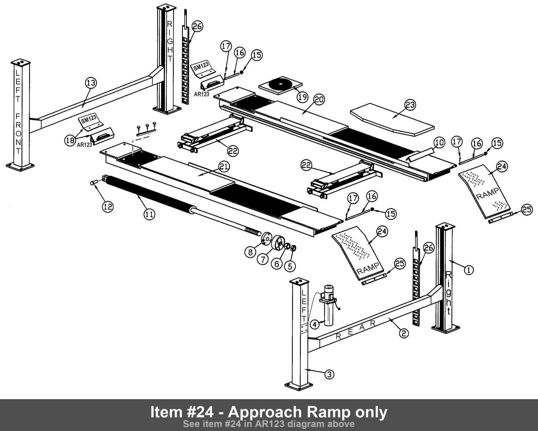 Item #24 - Approach Ramp only