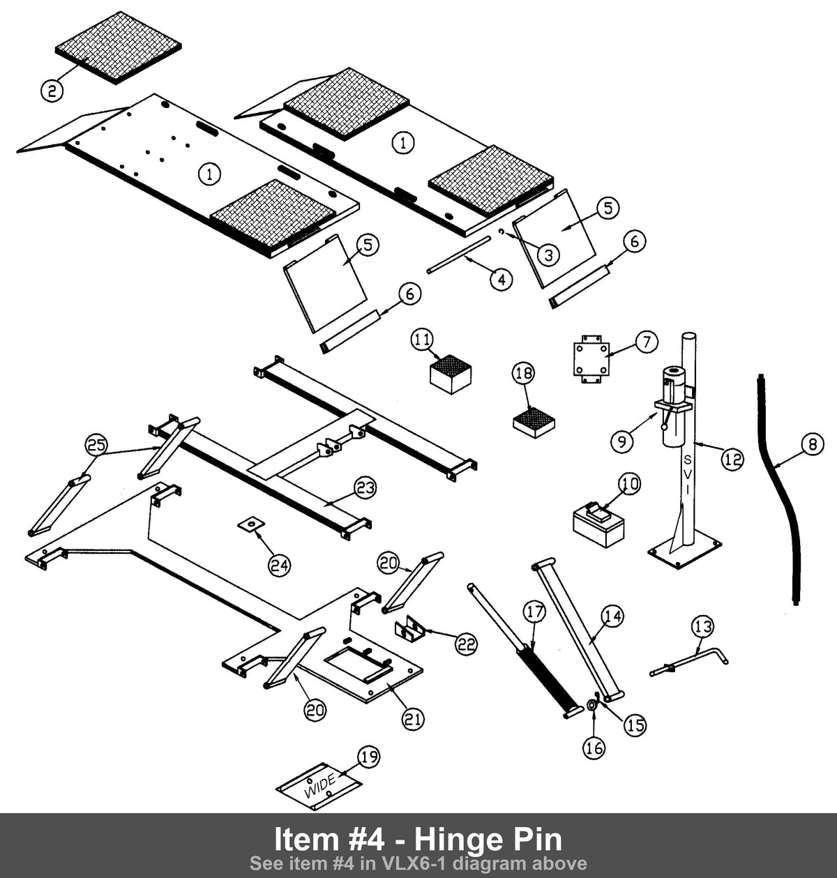 Item #4 - Hinge Pin