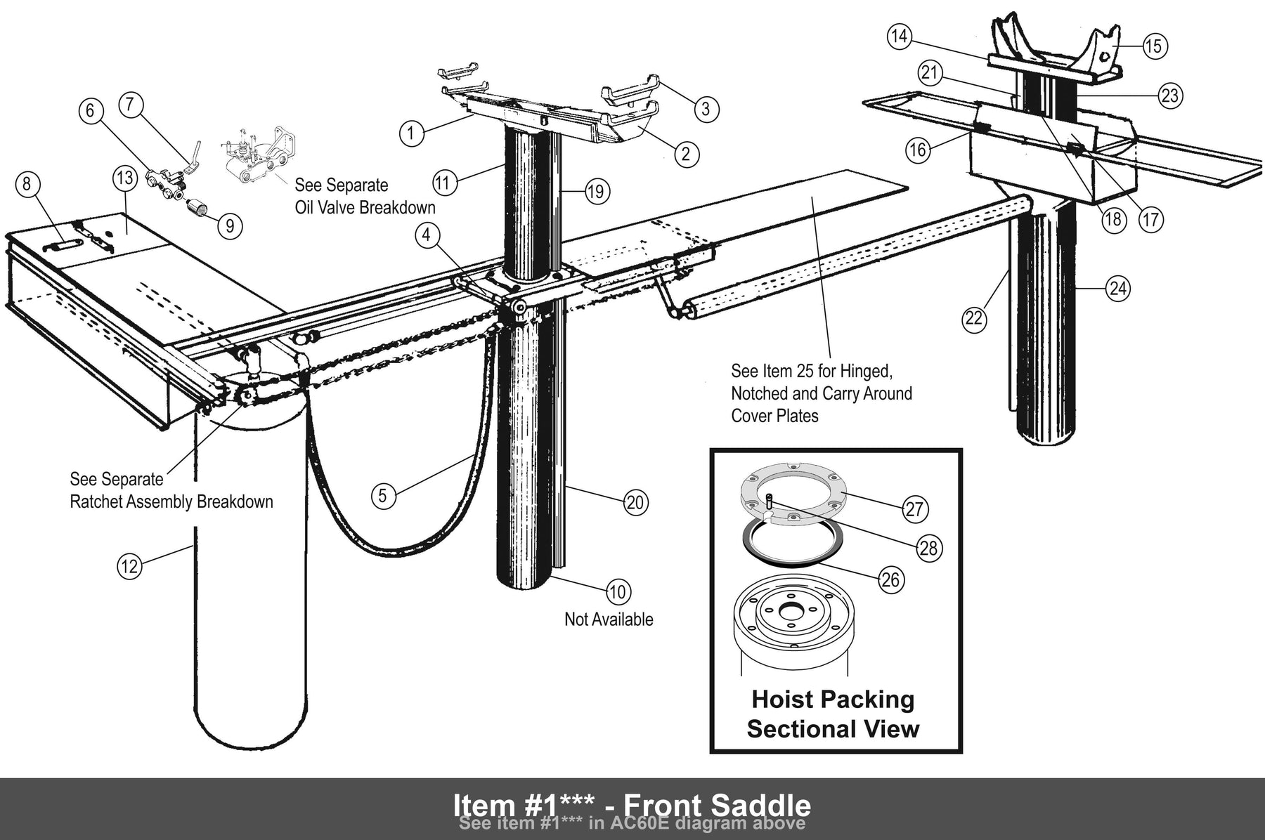Item #1*** - Front Saddle